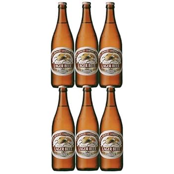 Amazon.co.jp: キリンラガービール中瓶(500ml) x 6本 : 食品